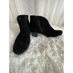 MUNRO ROBYNETTE  Bootie Boots Black Suede Women’s Sz 9W